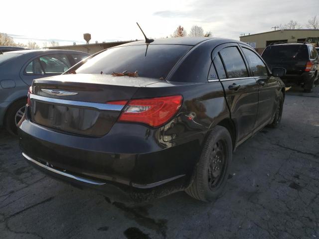 1C3BC4FB9BN563476 - 2011 CHRYSLER 200 LX BLACK photo 4