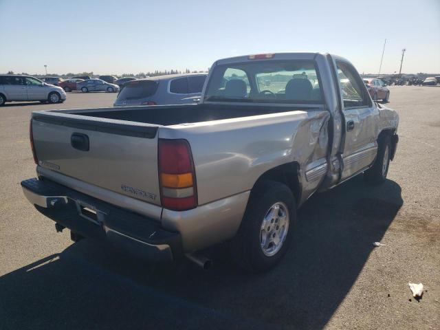 1GCEC14V7YZ351133 - 2000 CHEVROLET silverado BEIGE photo 4