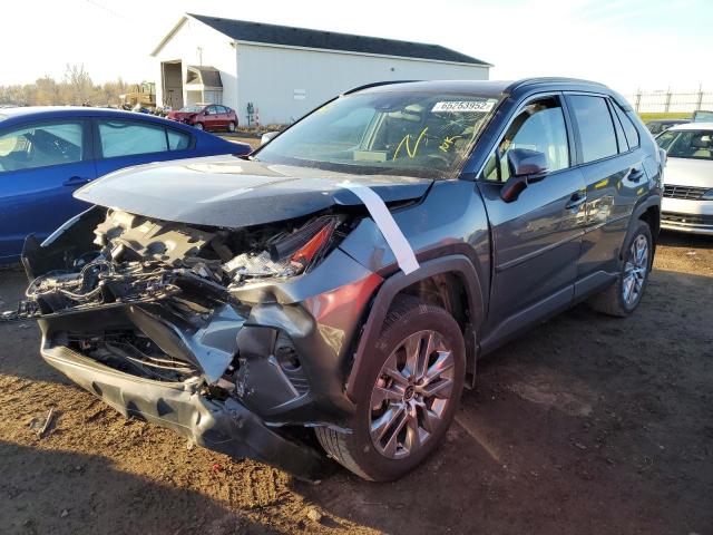 2T3A1RFV8MC187502 - 2021 TOYOTA RAV4 XLE P GRAY photo 2