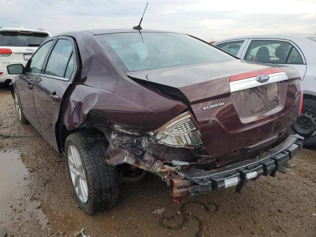 3FAHP0JA0BR123585 - 2011 FORD FUSION SEL BURGUNDY photo 3