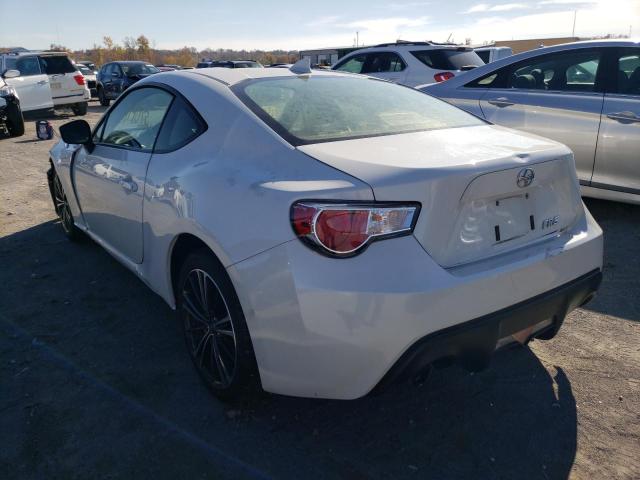 JF1ZNAA14F8701873 - 2015 TOYOTA SCION FR-S WHITE photo 3