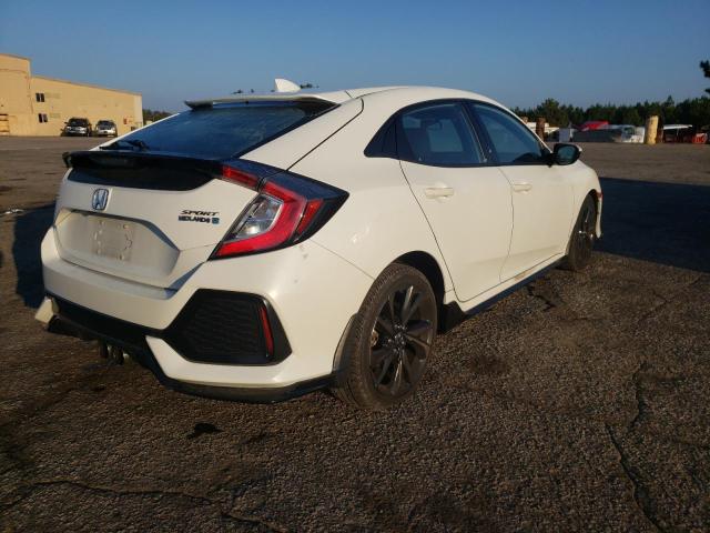 SHHFK7H4XKU215067 - 2019 HONDA CIVIC SPOR WHITE photo 4