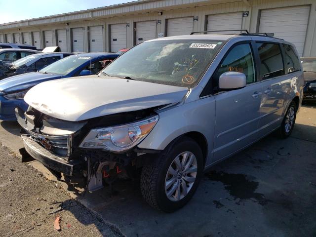 2C4RVABG8CR194215 - 2012 VOLKSWAGEN ROUTAN SE SILVER photo 2