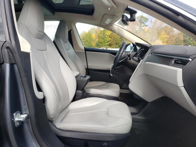 5YJSA1H15EFP40970 - 2014 TESLA MODEL S Gris foto 5