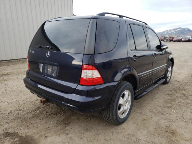 4JGAB54E32A319614 - 2002 MERCEDES-BENZ ML 320 BLUE photo 4