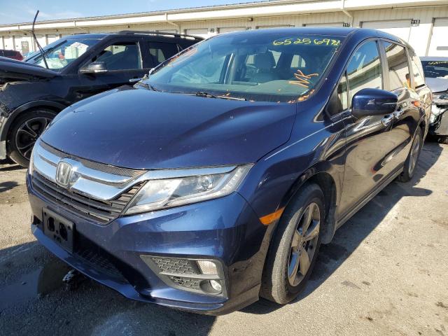 5FNRL6H76JB027662 - 2018 HONDA ODYSSEY EX Azul foto 2