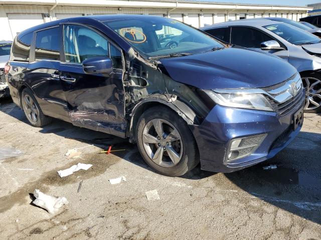 5FNRL6H76JB027662 - 2018 HONDA ODYSSEY EX Azul foto 9