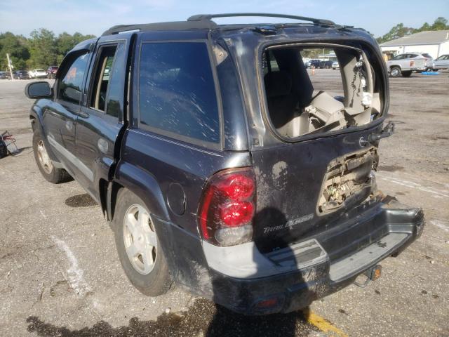 1GNDS13S532128135 - 2003 CHEVROLET TRAILBLAZR GRAY photo 3