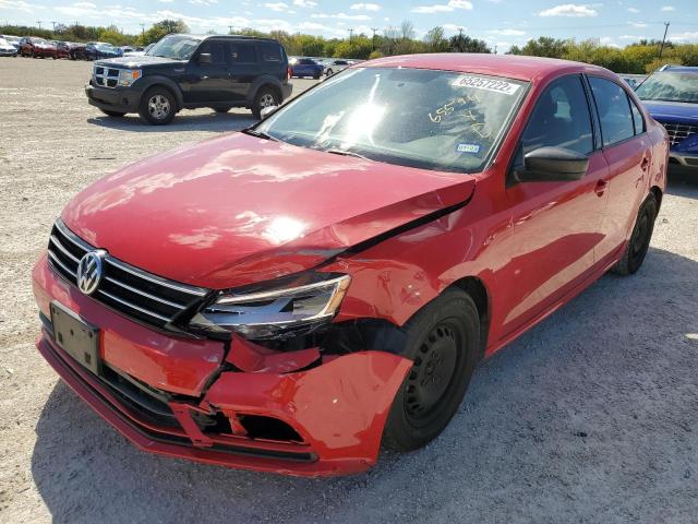 3VW2K7AJ8FM402757 - 2015 VOLKSWAGEN JETTA BASE 红色 照片 2