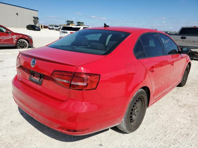 3VW2K7AJ8FM402757 - 2015 VOLKSWAGEN JETTA BASE 红色 照片 4