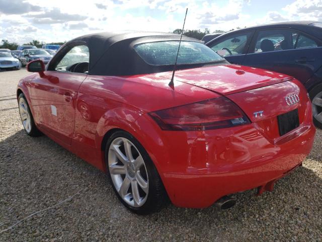 TRURD38J081008380 - 2008 AUDI TT 3.2 QUA RED photo 3