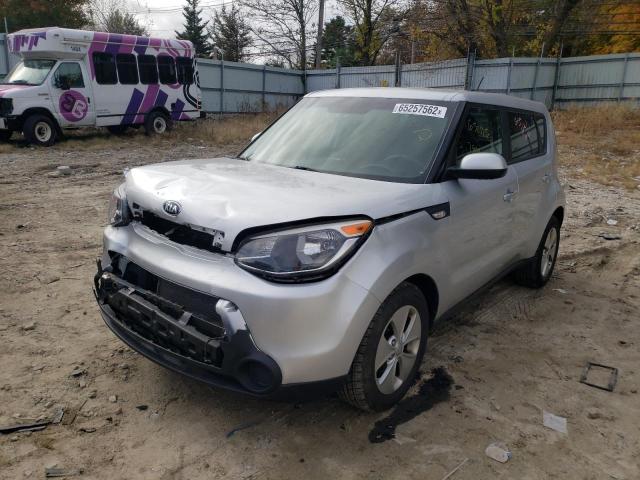 KNDJN2A22E7744814 - 2014 KIA SOUL SILVER photo 2