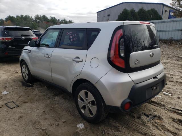 KNDJN2A22E7744814 - 2014 KIA SOUL SILVER photo 3