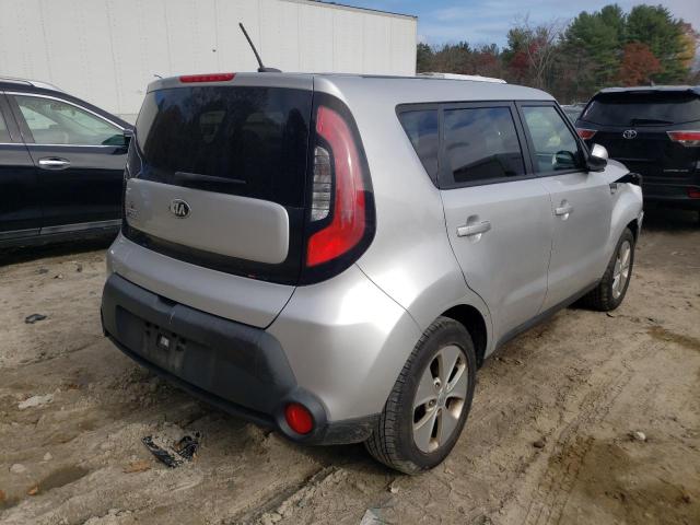 KNDJN2A22E7744814 - 2014 KIA SOUL SILVER photo 4