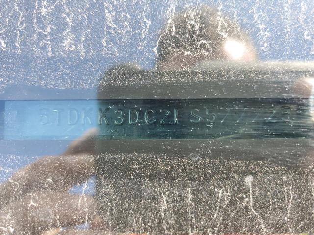 5TDKK3DC2FS577725 - 2015 TOYOTA SIENNA LE GRAY photo 10