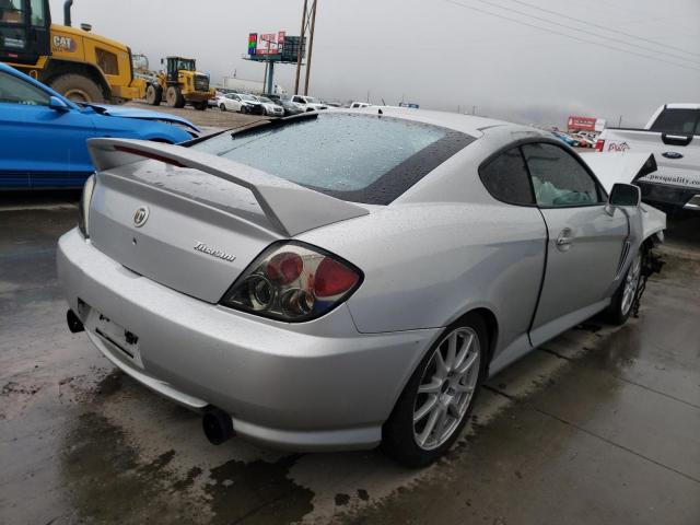 KMHHN65F43U044919 - 2003 HYUNDAI TIBURON GT SILVER photo 4