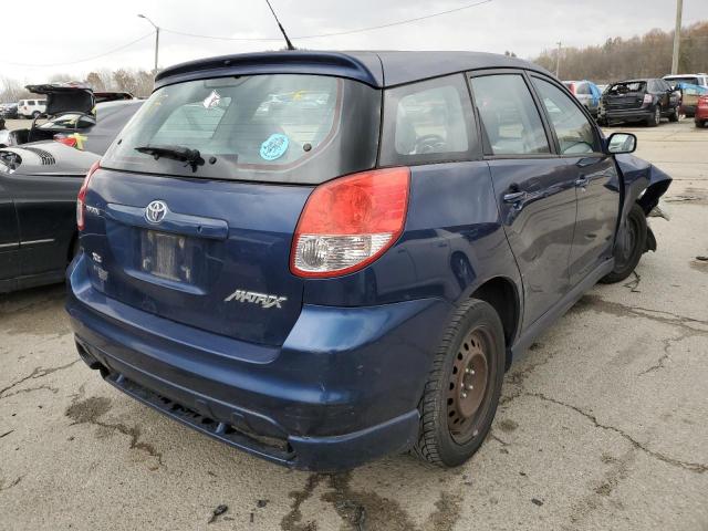 2T1KR32E54C314666 - 2004 TOYOTA MATRIX XR BLUE photo 4