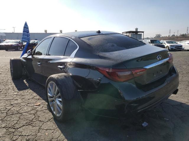 JN1EV7AP9JM350610 - 2018 INFINITI Q50 LUXE BLACK photo 3