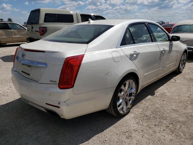 1G6AS5S34E0123930 - 2014 CADILLAC CTS PERFOR WHITE photo 4
