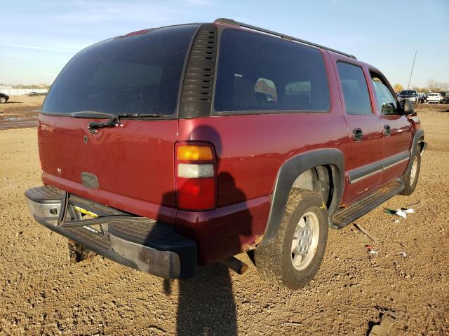 1GNEC16Z93J289037 - 2003 CHEVROLET SUBURAN RED photo 4