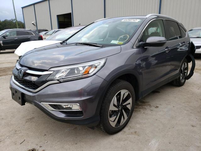 5J6RM4H94GL040025 - 2016 HONDA CR-V TOURI GRAY photo 2