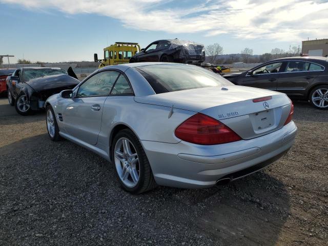 WDBSK75F76F110119 - 2006 MERCEDES-BENZ SL 500 SILVER photo 3