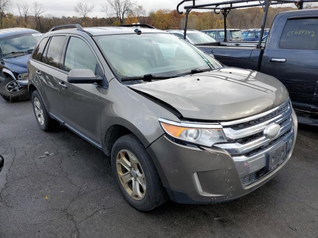 2FMDK4JC7DBE36209 - 2013 FORD EDGE SEL GRAY photo 1