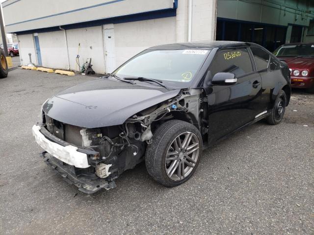 JTKJF5C75D3064136 - 2013 TOYOTA SCION TC BLACK photo 2