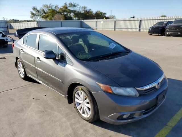 2HGFB2F98CH551820 - 2012 HONDA CIVIC EXL 灰色 照片 1