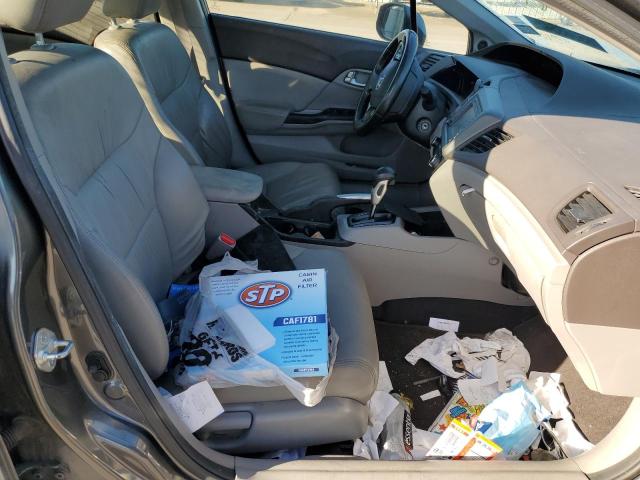 2HGFB2F98CH551820 - 2012 HONDA CIVIC EXL 灰色 照片 5