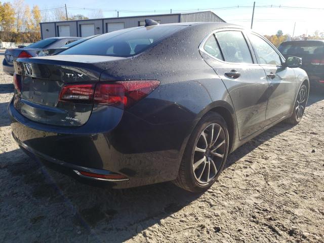 19UUB3F7XFA010394 - 2015 ACURA TLX ADVANC GRAY photo 4