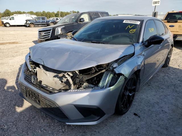 2HGFE2F5XNH531978 - 2022 HONDA CIVIC SPOR SILVER photo 2