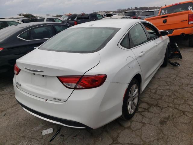 1C3CCCAB5FN608148 - 2015 CHRYSLER 200 LIMITE WHITE photo 4