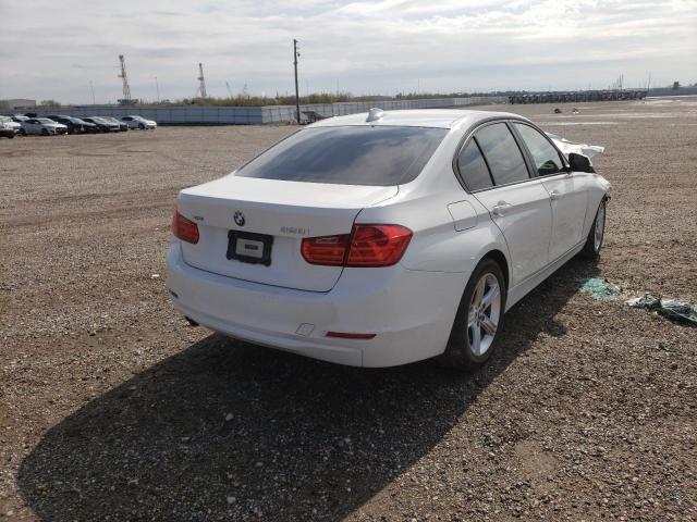 WBA3C3C54EP660924 - 2014 BMW 320 I XDRI WHITE photo 4