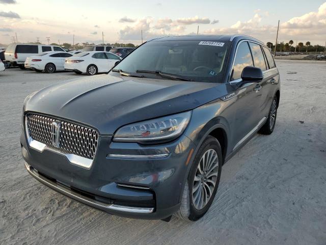 5LM5J7WC5NGL06518 - 2022 LINCOLN AVIATOR RE BLUE photo 2