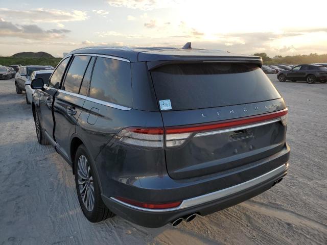 5LM5J7WC5NGL06518 - 2022 LINCOLN AVIATOR RE 蓝色 照片 3