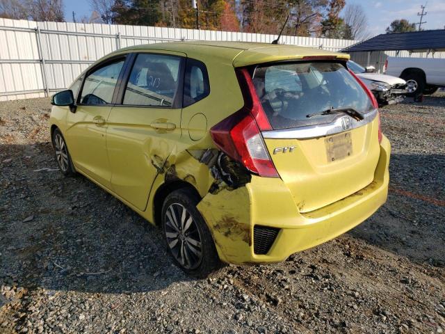 3HGGK5H88GM705847 - 2016 HONDA FIT EX YELLOW photo 9