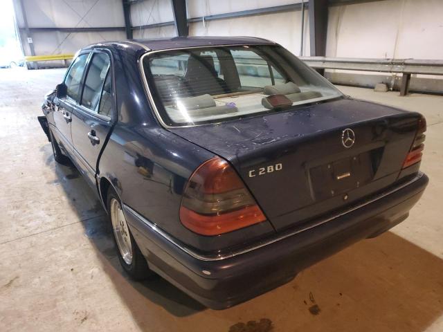 WDBHA29G4XA729505 - 1999 MERCEDES-BENZ C 280 BLUE photo 3