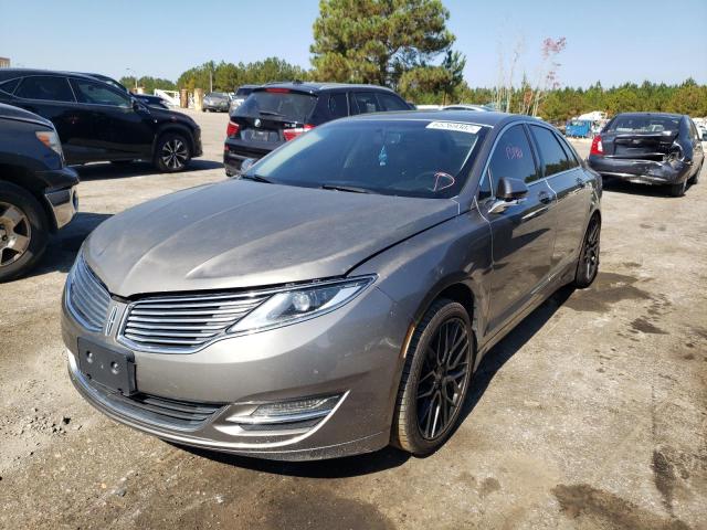 3LN6L2LU4FR603663 - 2015 LINCOLN MKZ HYBRID SILVER photo 2