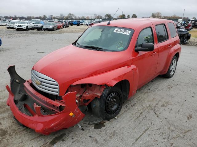 3GNCA13B39S609464 - 2009 CHEVROLET HHR LS RED photo 2