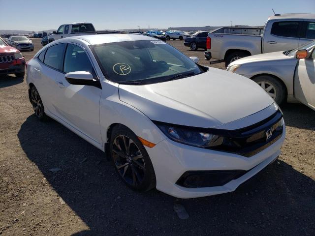 2HGFC2F86LH516472 - 2020 HONDA CIVIC SPOR WHITE photo 1