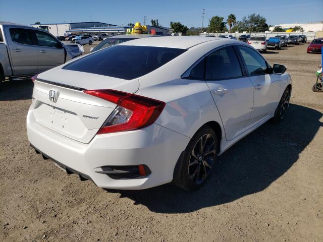 2HGFC2F86LH516472 - 2020 HONDA CIVIC SPOR WHITE photo 4