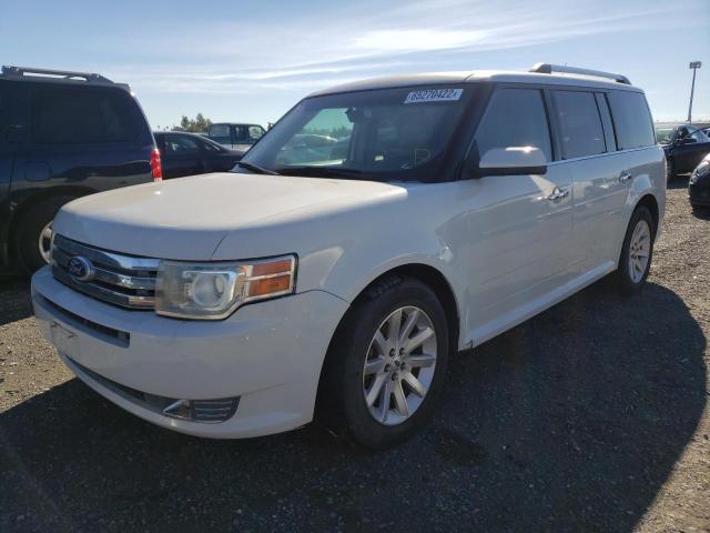 2FMEK62C49BA14744 - 2009 FORD FLEX WHITE photo 2