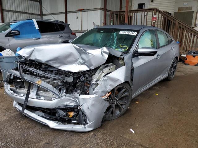 2HGFC2F8XLH550625 - 2020 HONDA CIVIC SPOR 银色 照片 2