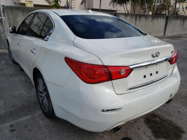 JN1EV7AP6HM738162 - 2017 INFINITI Q50 PREMIU WHITE photo 3