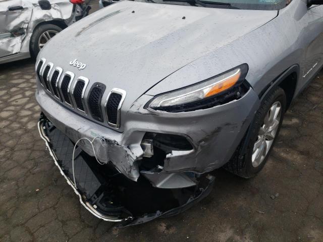 1C4PJLDB8EW143355 - 2014 JEEP CHEROKEE L SILVER photo 9