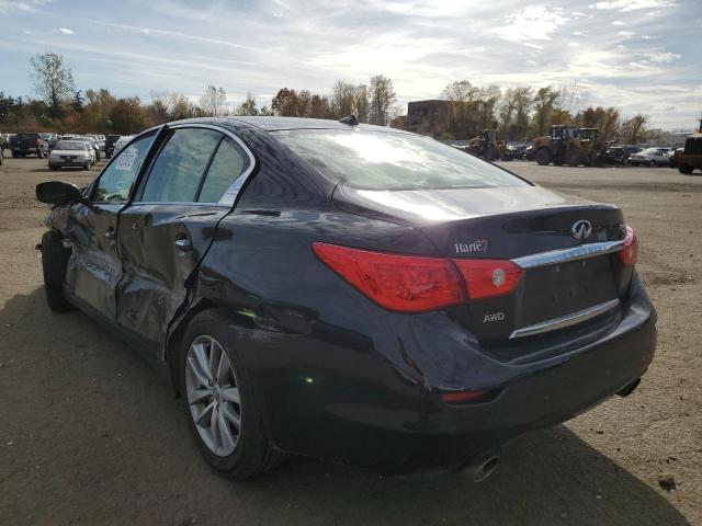 JN1EV7AR4HM835698 - 2017 INFINITI Q50 BLACK photo 3