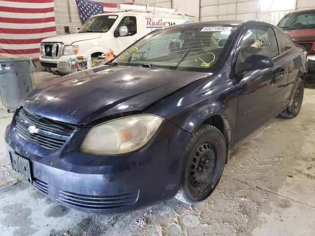 1G1AD1F56A7154537 - 2010 CHEVROLET COBALT 1LT BLUE photo 2