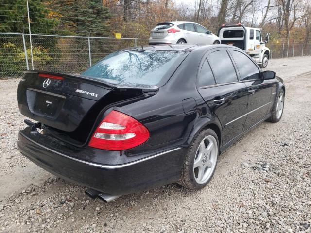 WDBUF76J26A857253 - 2006 MERCEDES-BENZ E 55 AMG BLACK photo 4