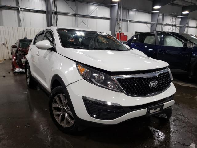 KNDPB3AC6E7588942 - 2014 KIA SPORTAGE B WHITE photo 1